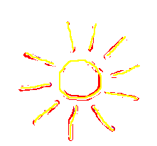 <sun symbol> = song title